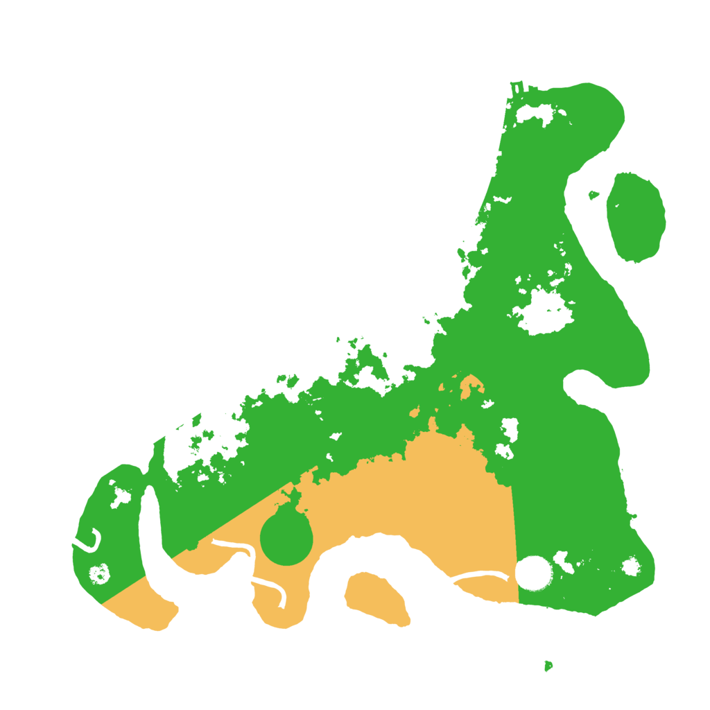 Biome Rust Map: Procedural Map, Size: 3550, Seed: 186378