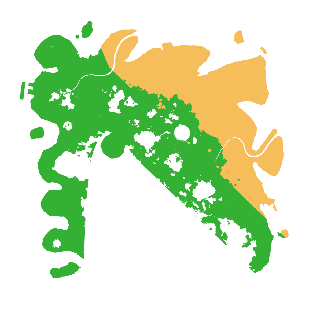 Biome Rust Map: Procedural Map, Size: 3550, Seed: 437267