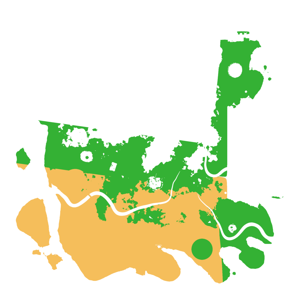 Biome Rust Map: Procedural Map, Size: 3800, Seed: 1937896365
