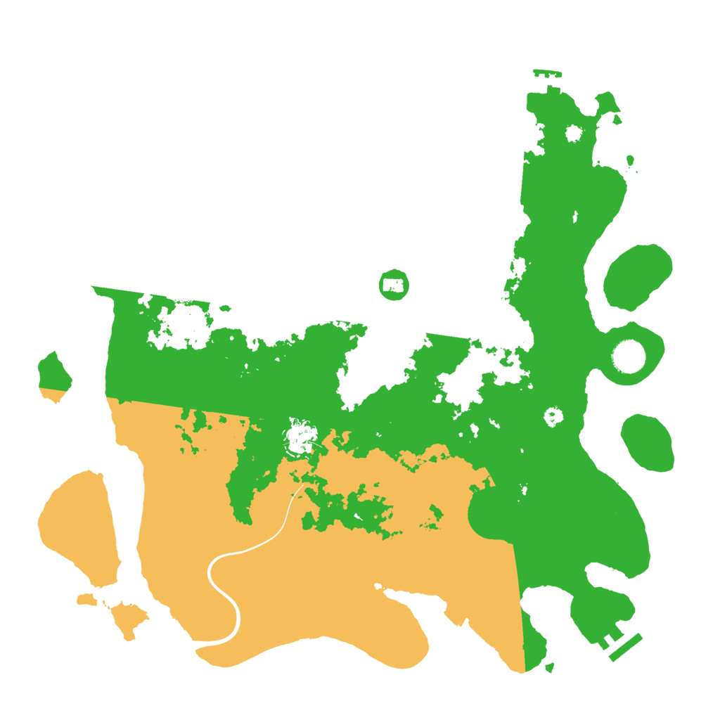 Biome Rust Map: Procedural Map, Size: 3800, Seed: 1937896365