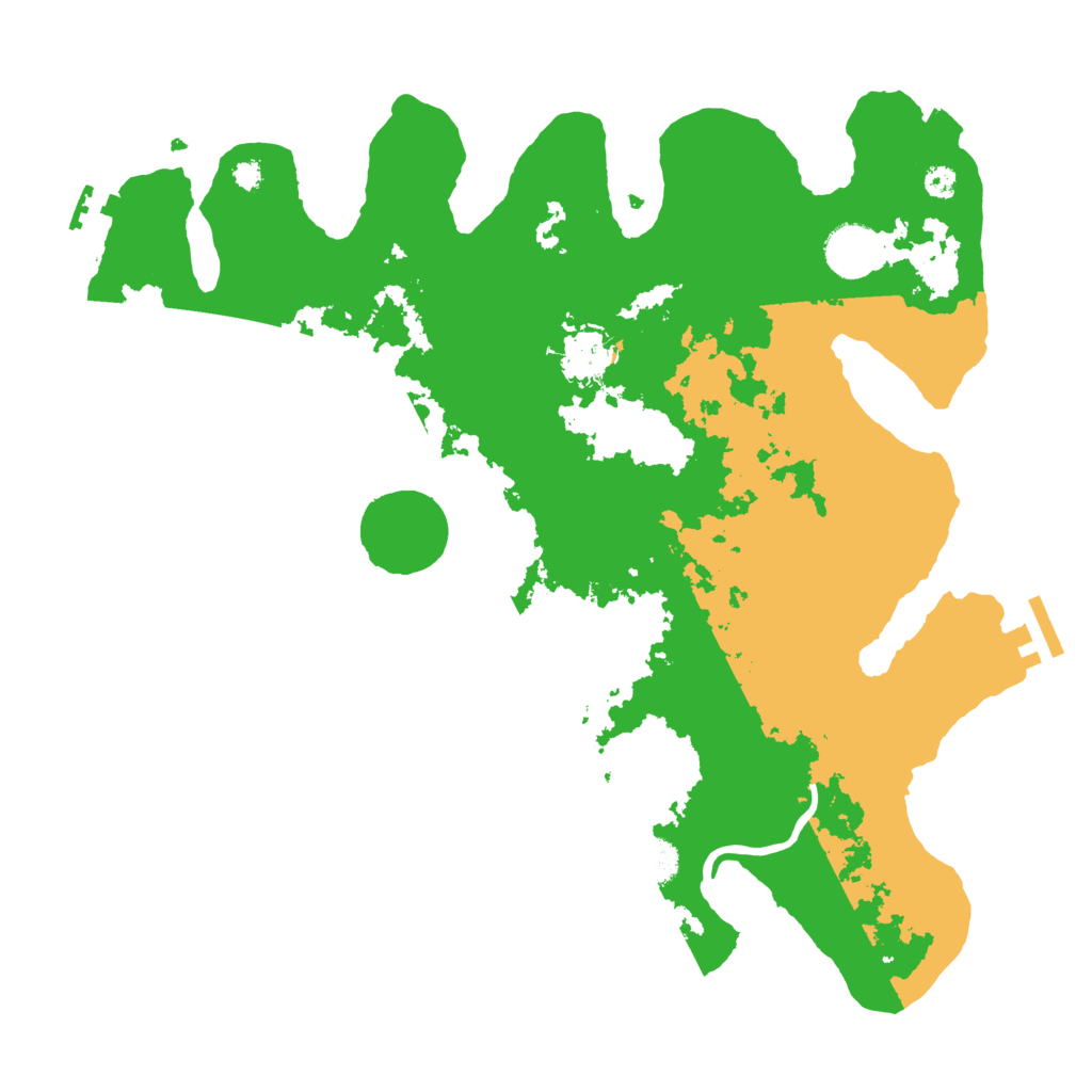 Biome Rust Map: Procedural Map, Size: 3500, Seed: 211230