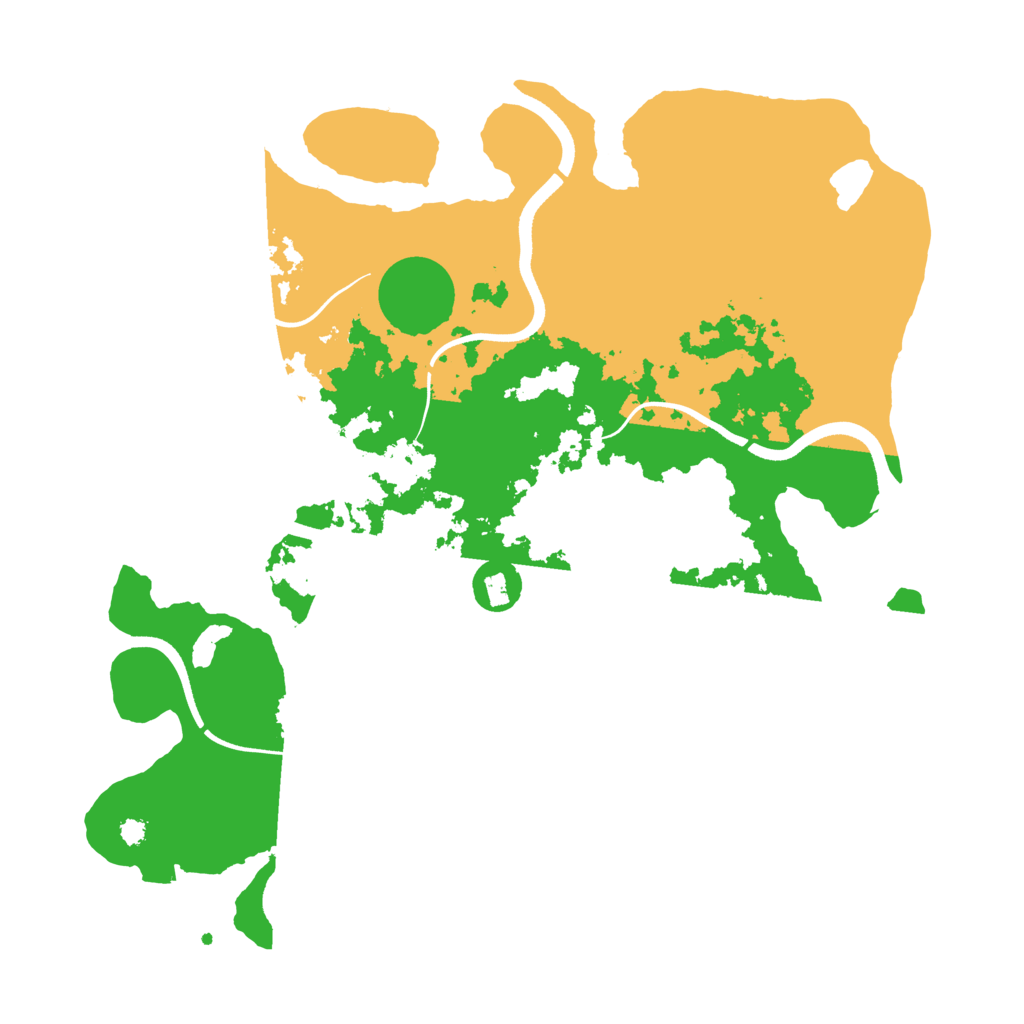 Biome Rust Map: Procedural Map, Size: 3550, Seed: 479310