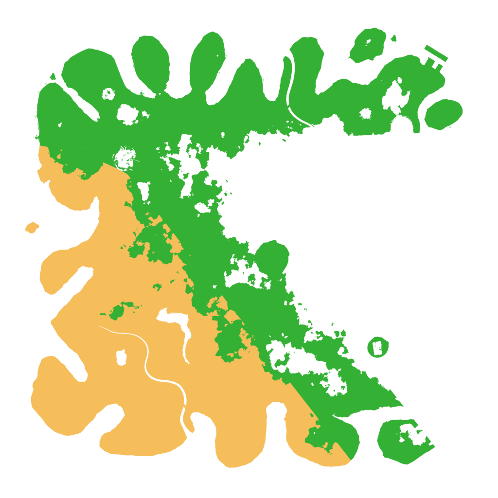 Biome Rust Map: Procedural Map, Size: 4000, Seed: 279176