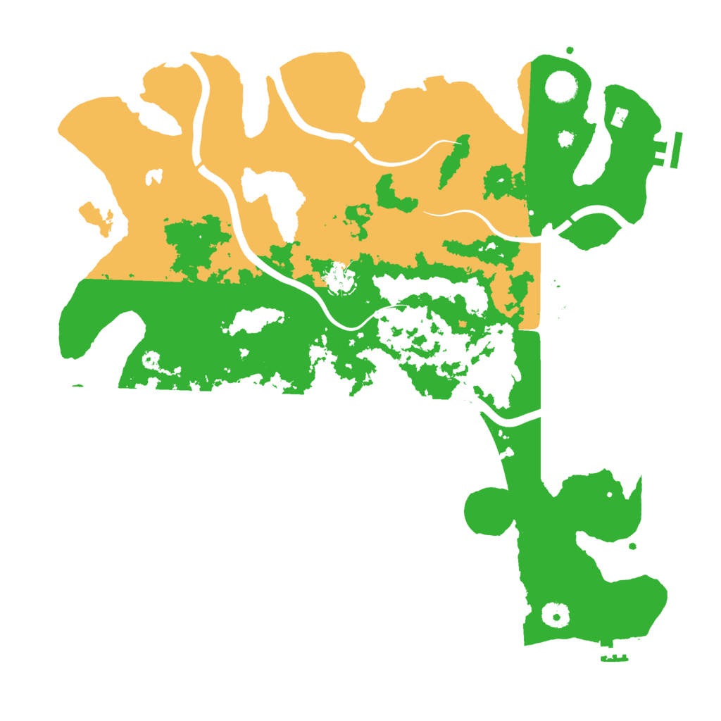 Biome Rust Map: Procedural Map, Size: 4000, Seed: 4321
