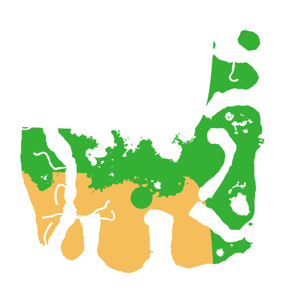 Biome Rust Map: Procedural Map, Size: 3550, Seed: 250737