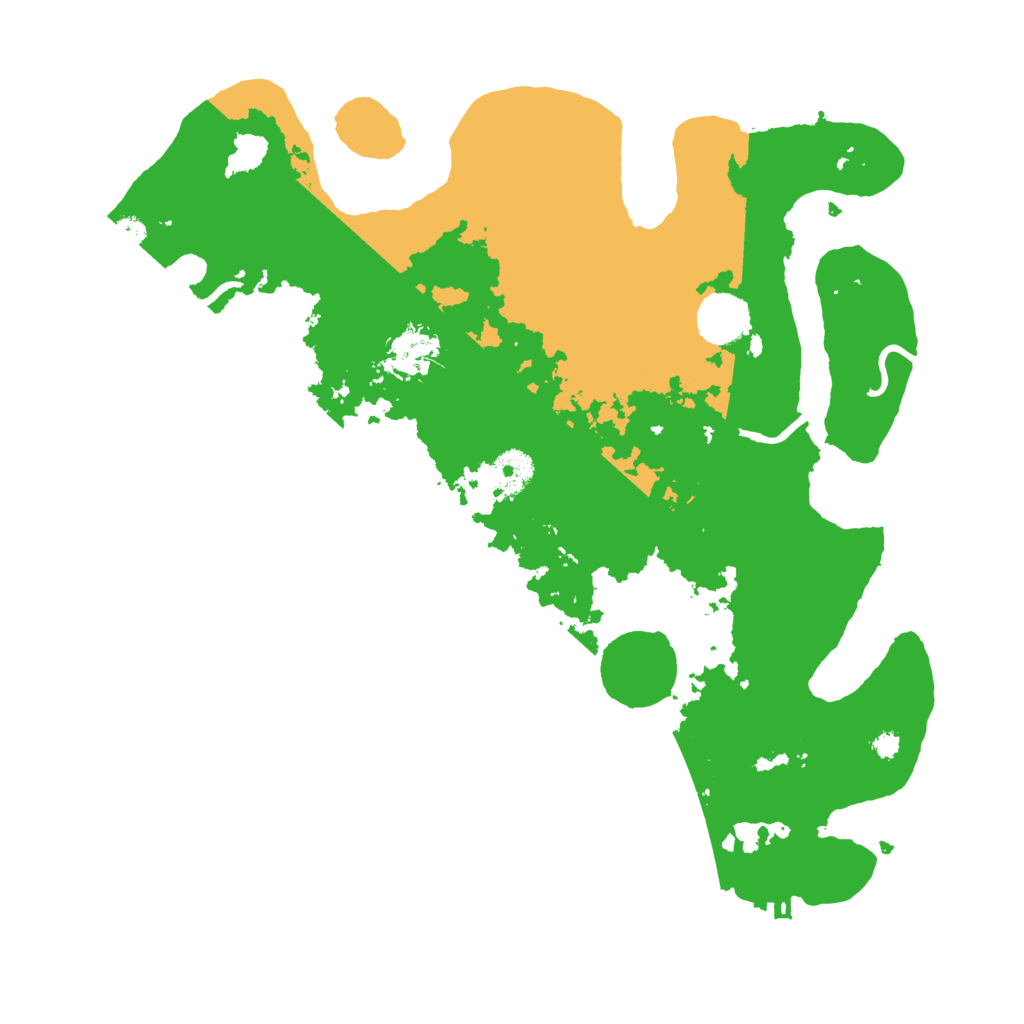 Biome Rust Map: Procedural Map, Size: 3550, Seed: 86422