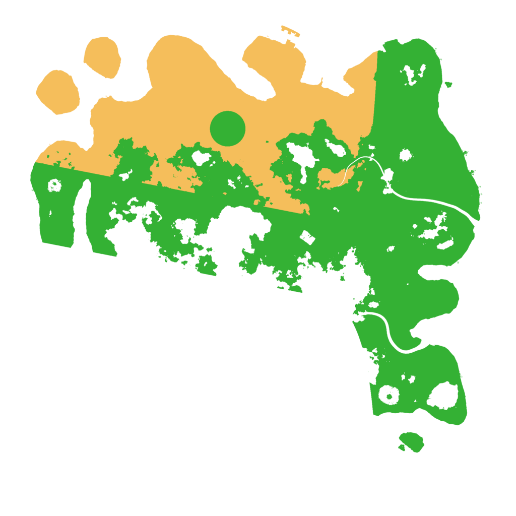 Biome Rust Map: Procedural Map, Size: 3850, Seed: 6738