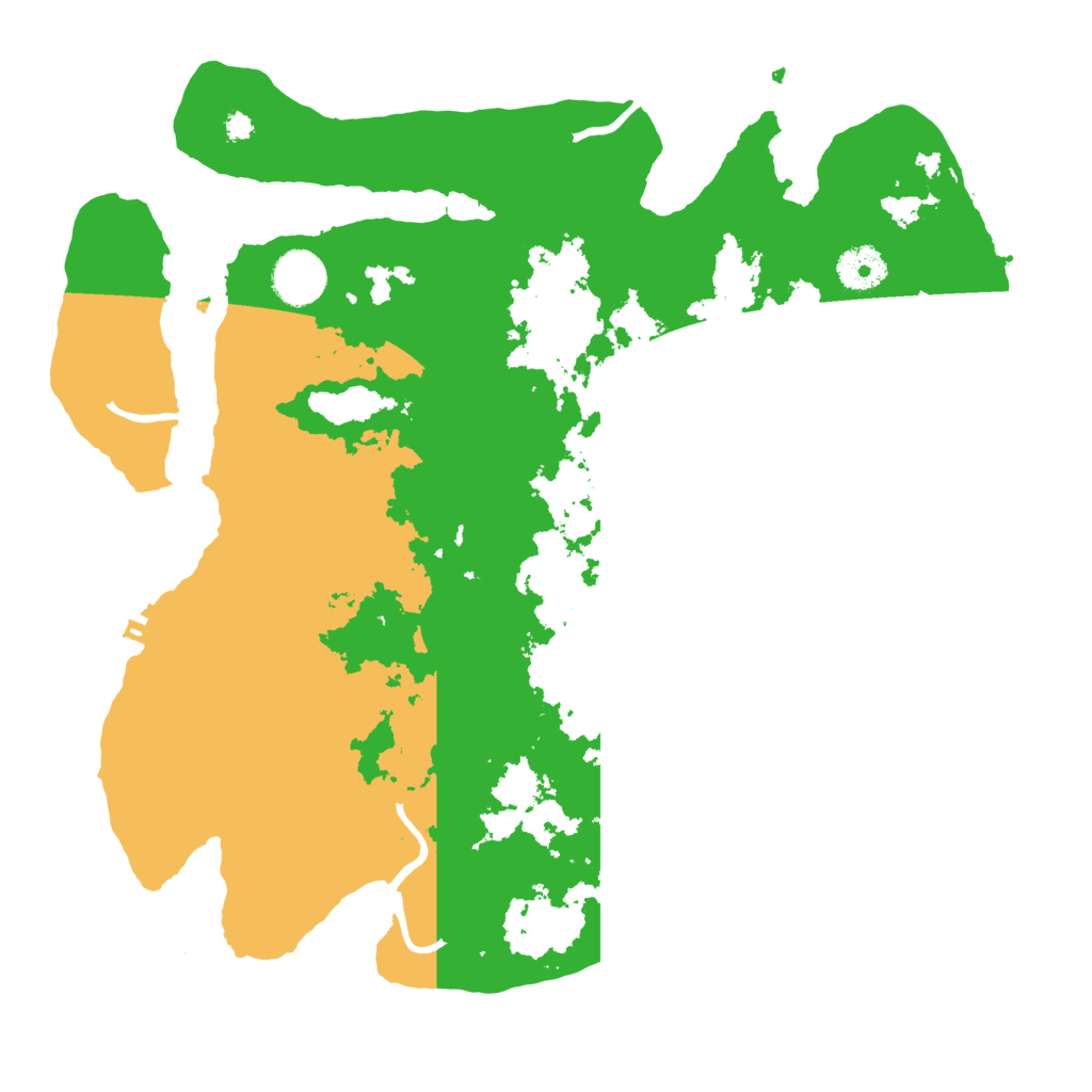 Biome Rust Map: Procedural Map, Size: 3550, Seed: 925622