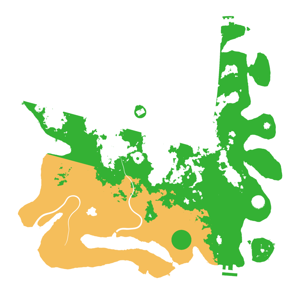Biome Rust Map: Procedural Map, Size: 4000, Seed: 238845