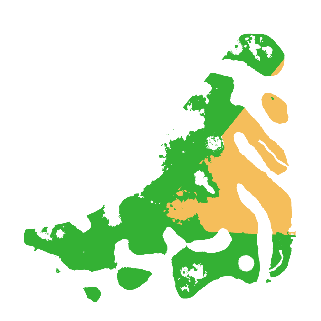 Biome Rust Map: Procedural Map, Size: 3550, Seed: 310214