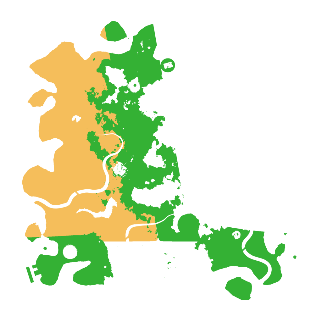 Biome Rust Map: Procedural Map, Size: 4000, Seed: 734665