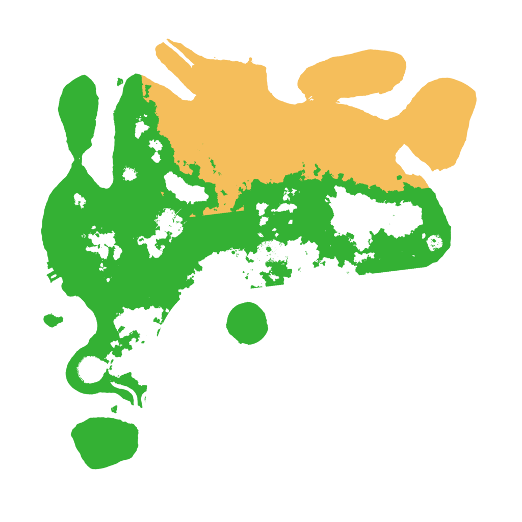 Biome Rust Map: Procedural Map, Size: 3500, Seed: 826