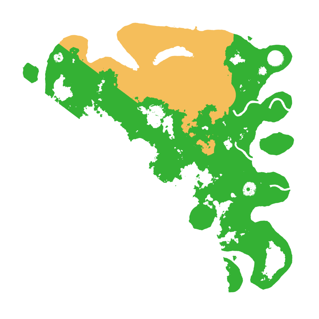 Biome Rust Map: Procedural Map, Size: 3500, Seed: 592274234