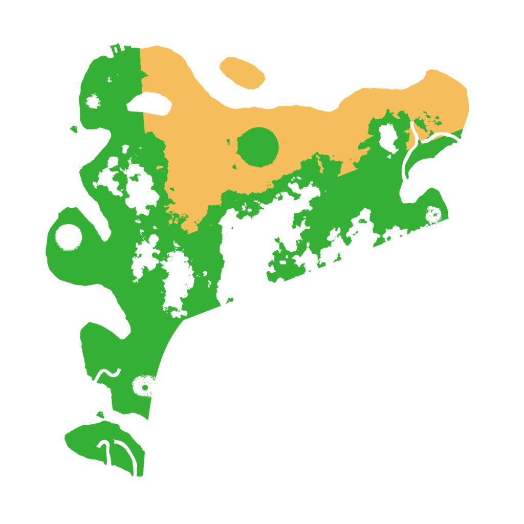 Biome Rust Map: Procedural Map, Size: 3500, Seed: 7019