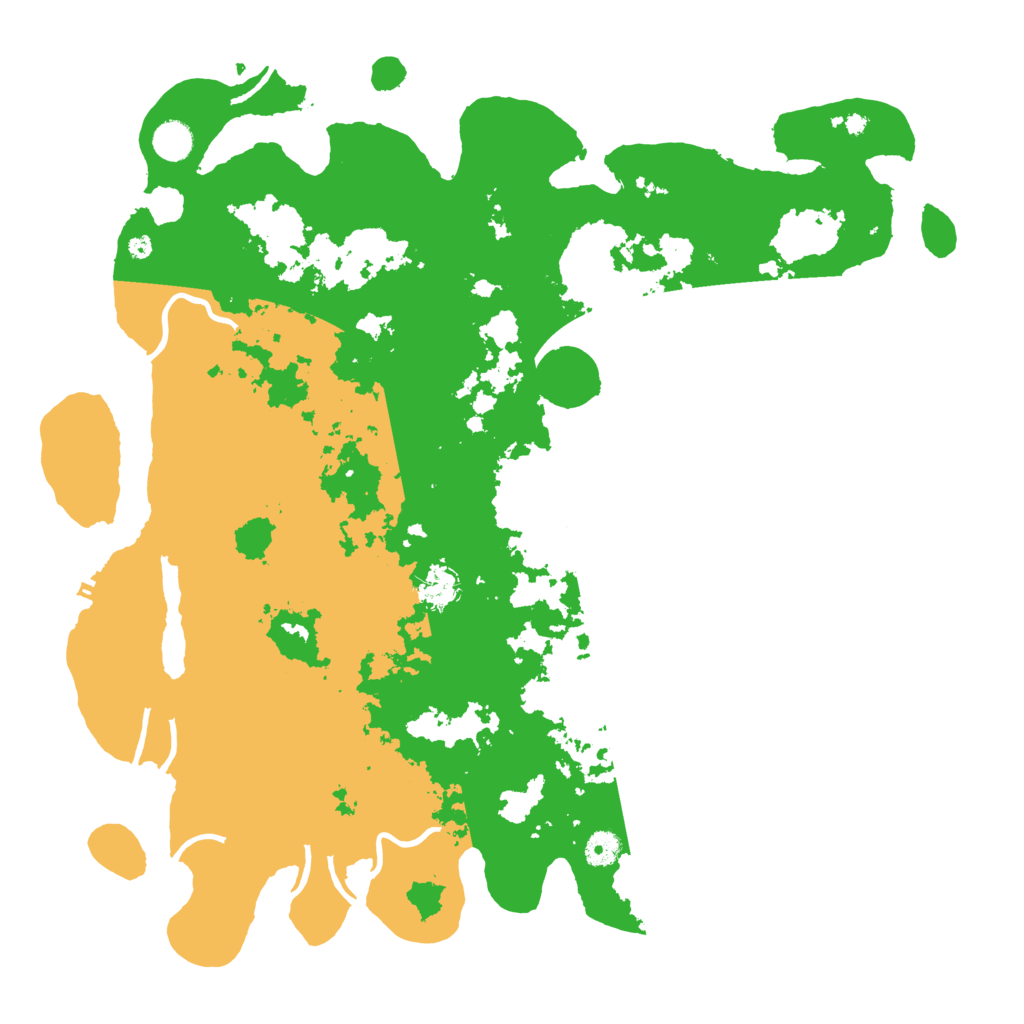 Biome Rust Map: Procedural Map, Size: 4500, Seed: 2054