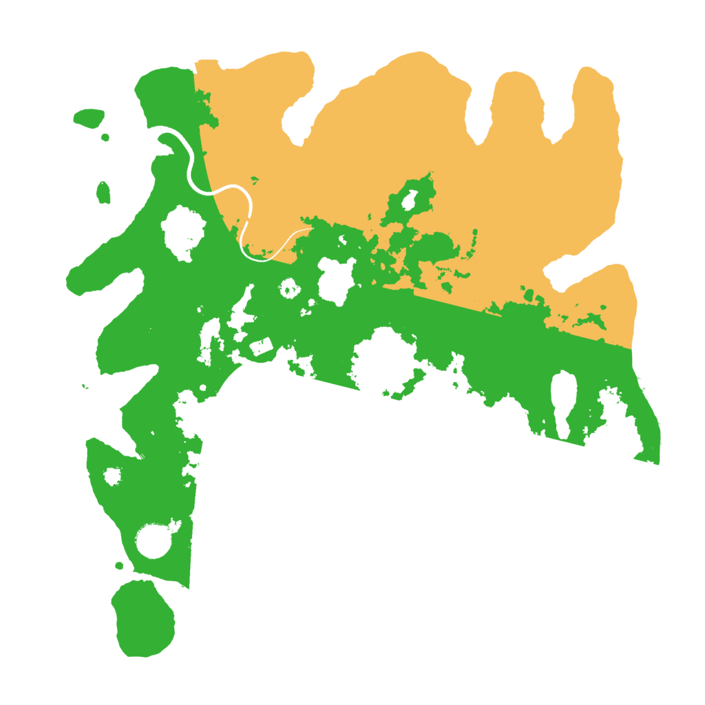 Biome Rust Map: Procedural Map, Size: 3550, Seed: 386989