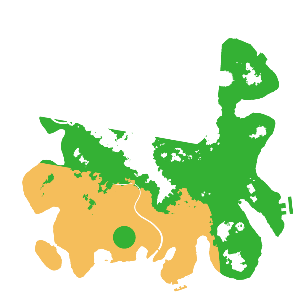 Biome Rust Map: Procedural Map, Size: 3550, Seed: 219628