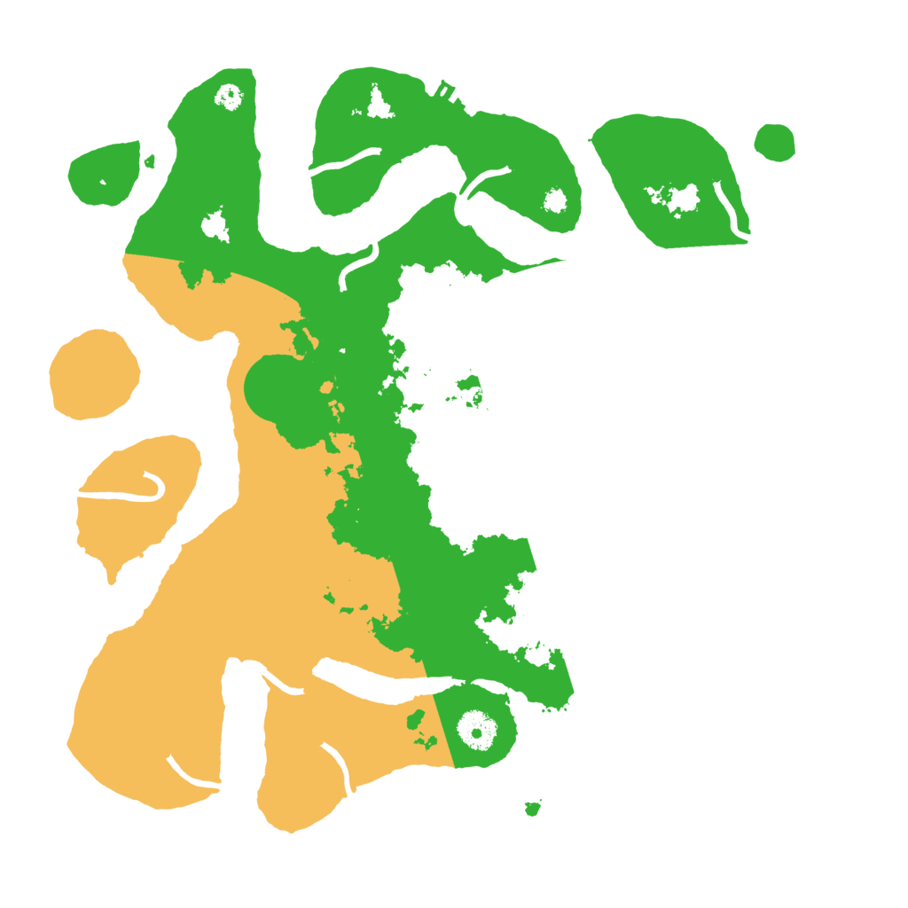 Biome Rust Map: Procedural Map, Size: 3550, Seed: 13122