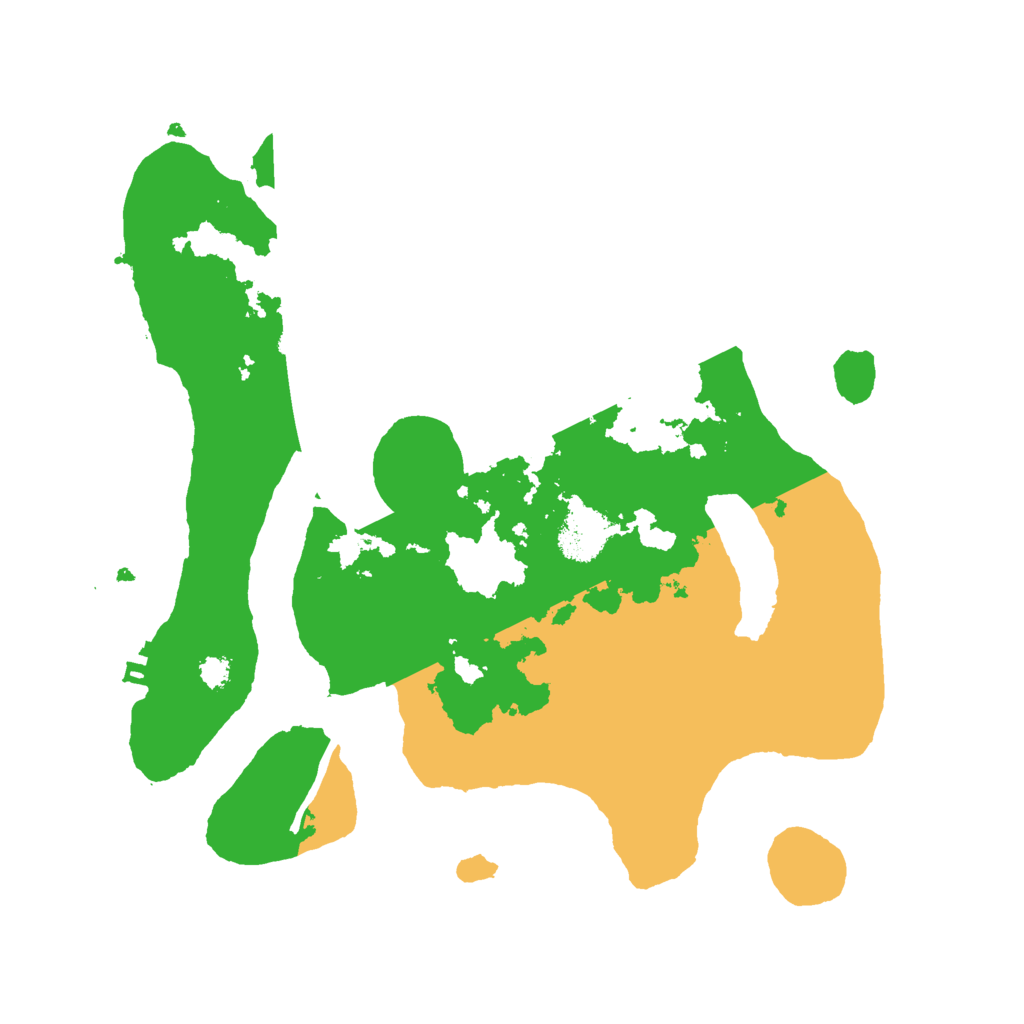 Biome Rust Map: Procedural Map, Size: 3000, Seed: 93057