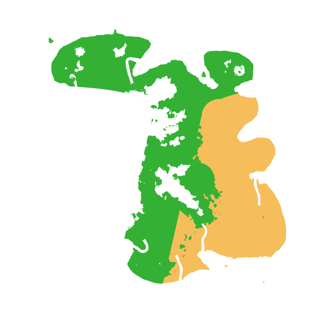 Biome Rust Map: Procedural Map, Size: 3000, Seed: 634396281