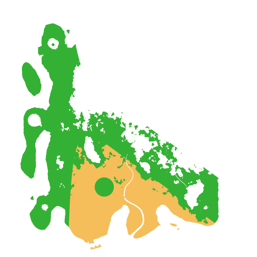 Biome Rust Map: Procedural Map, Size: 3550, Seed: 45641