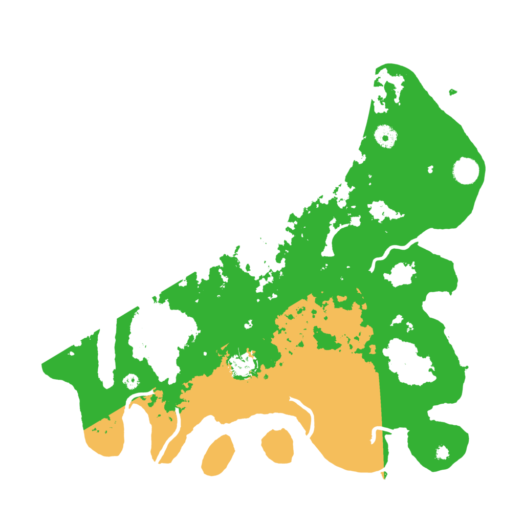 Biome Rust Map: Procedural Map, Size: 3550, Seed: 393089