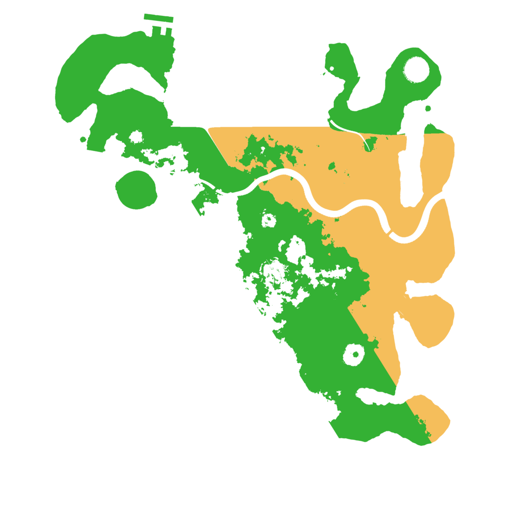 Biome Rust Map: Procedural Map, Size: 3500, Seed: 533843
