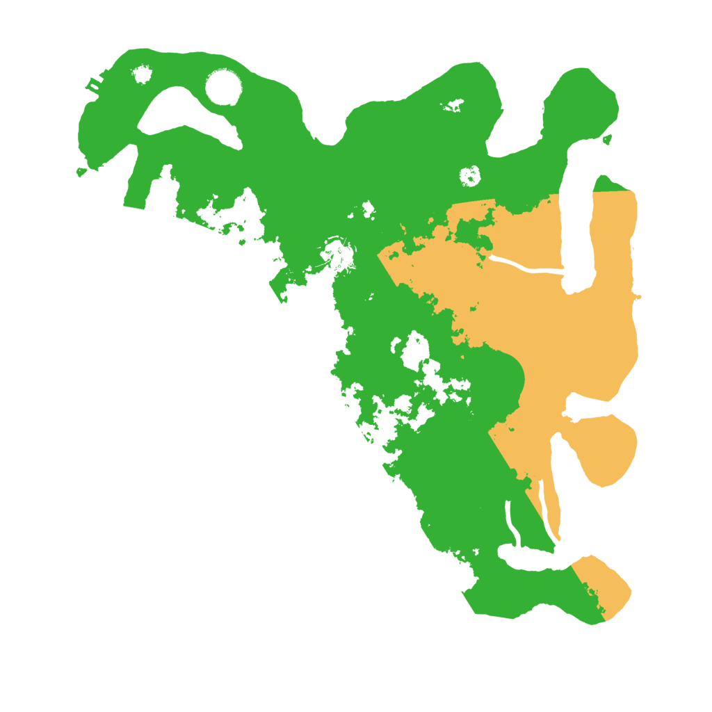 Biome Rust Map: Procedural Map, Size: 3500, Seed: 533843