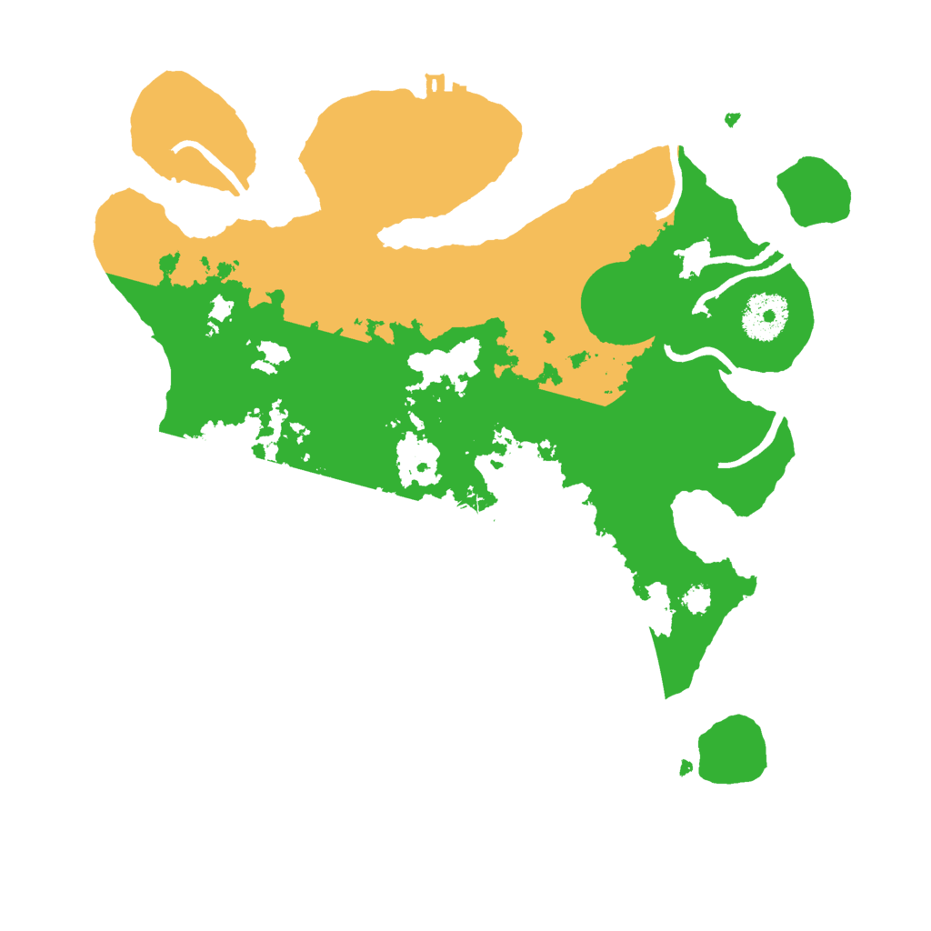 Biome Rust Map: Procedural Map, Size: 3000, Seed: 321342