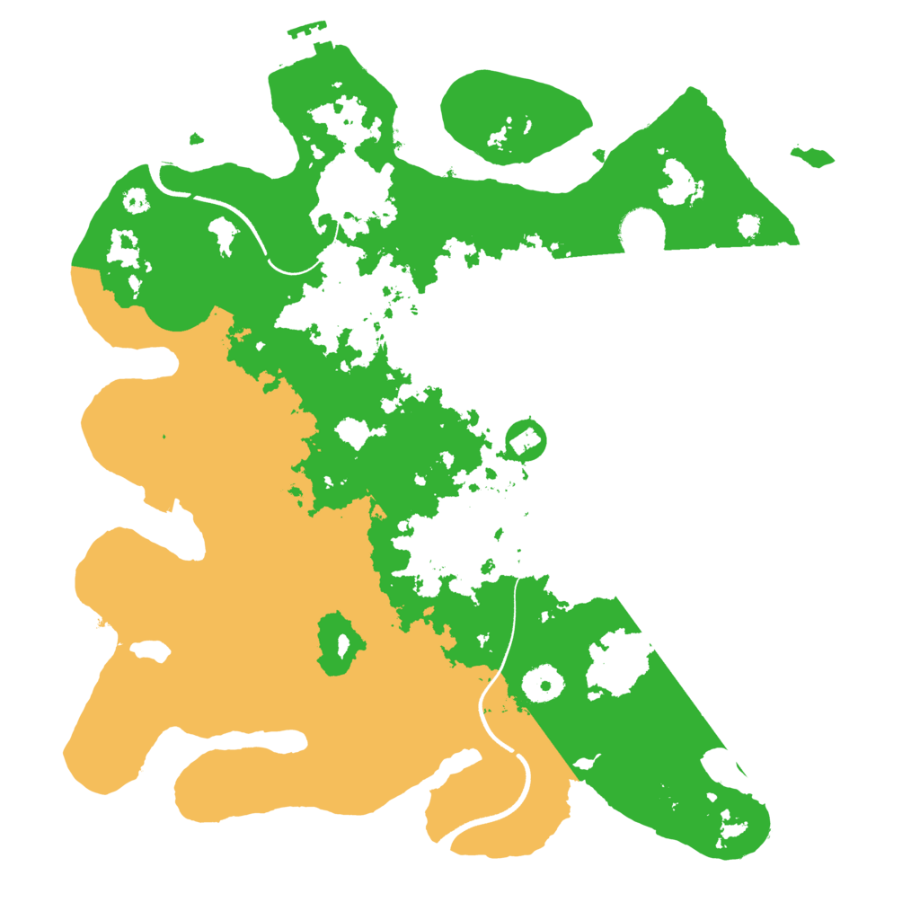 Biome Rust Map: Procedural Map, Size: 3550, Seed: 502782