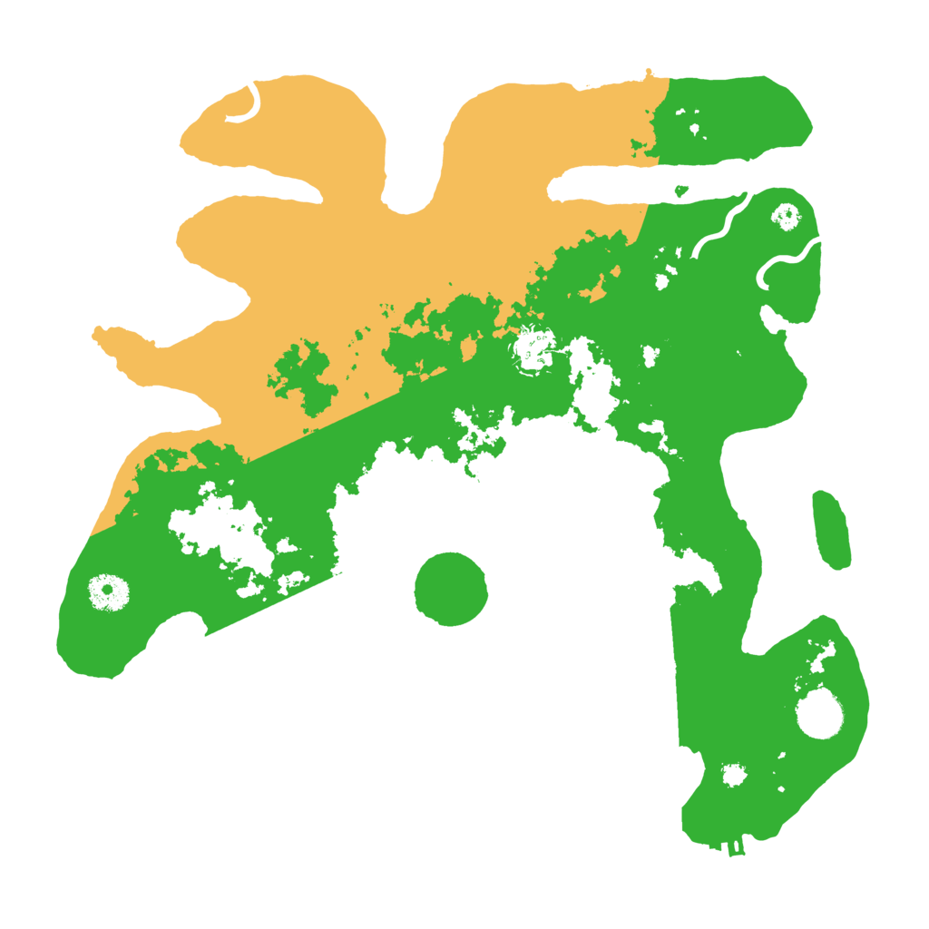 Biome Rust Map: Procedural Map, Size: 3550, Seed: 690203