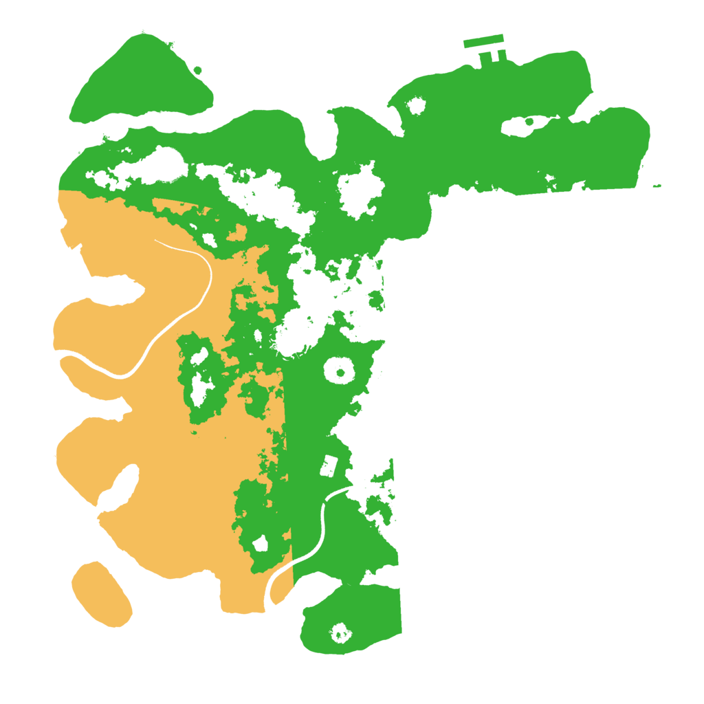 Biome Rust Map: Procedural Map, Size: 3550, Seed: 216120