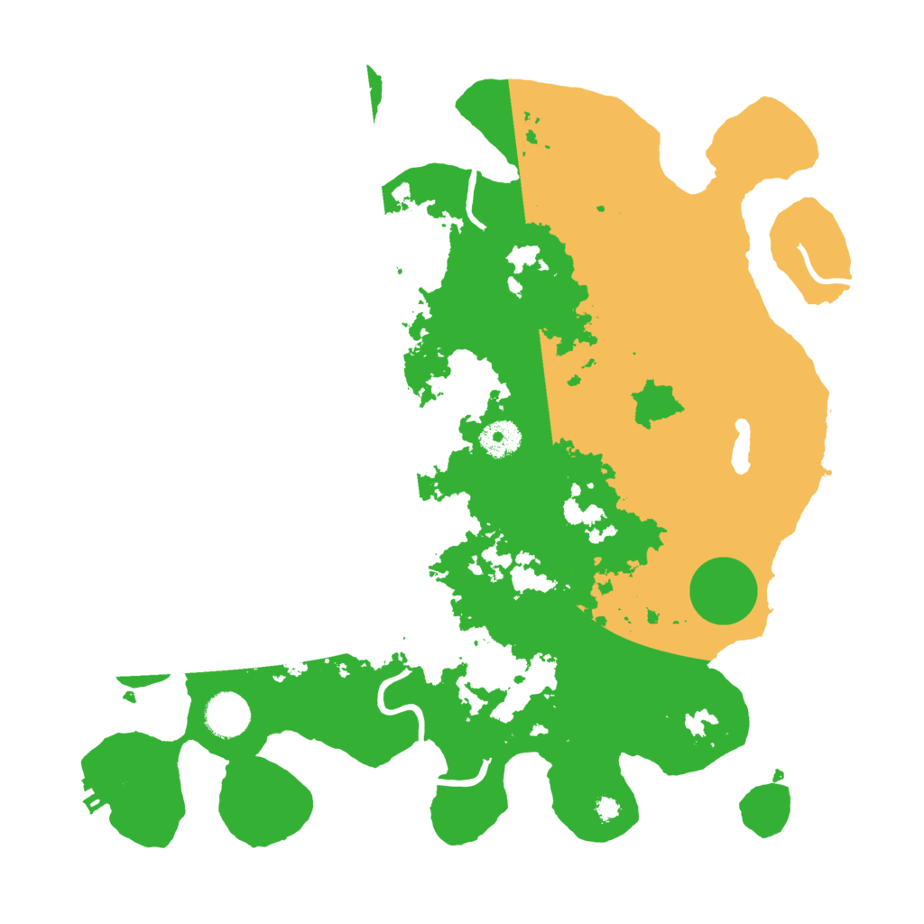 Biome Rust Map: Procedural Map, Size: 3600, Seed: 2022