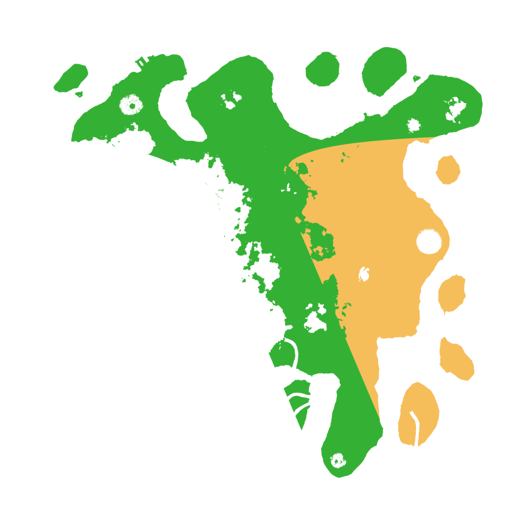 Biome Rust Map: Procedural Map, Size: 3600, Seed: 32