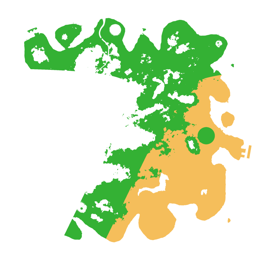 Biome Rust Map: Procedural Map, Size: 4000, Seed: 957332