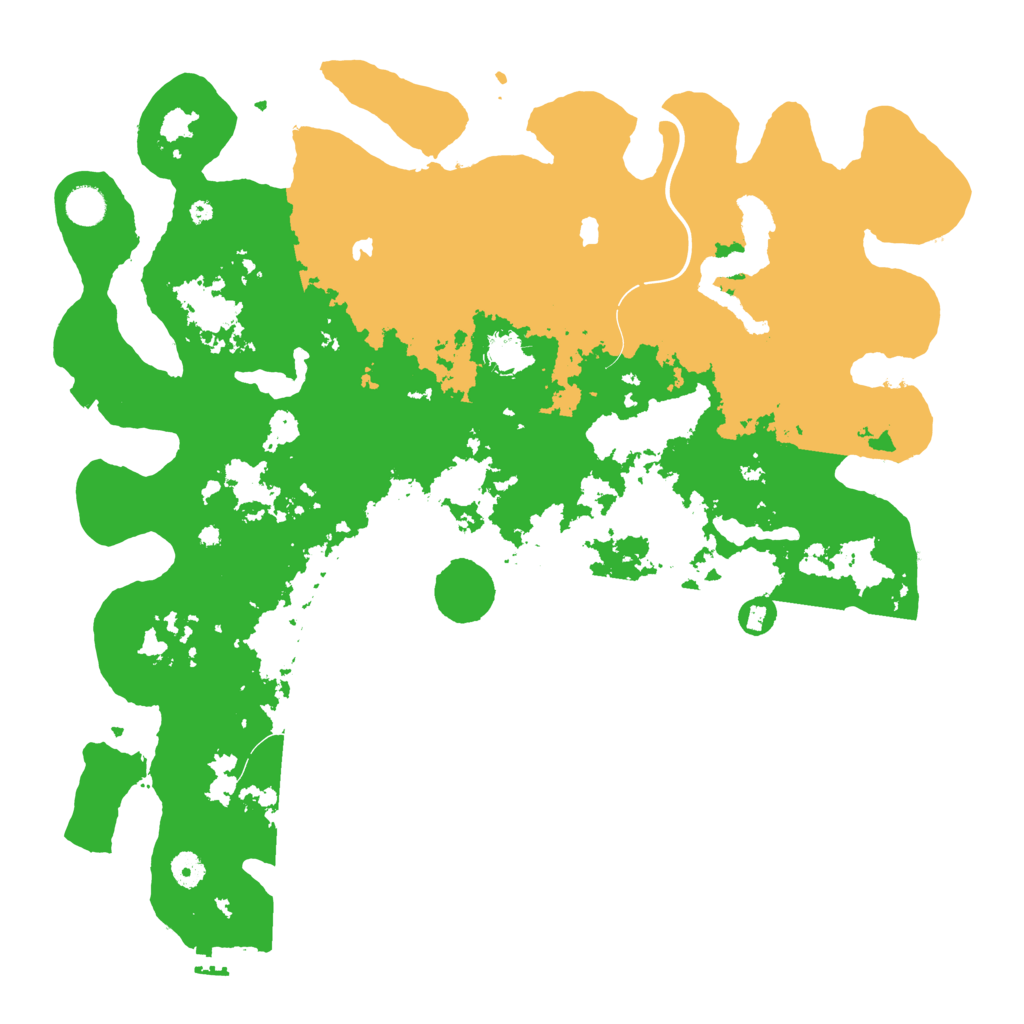 Biome Rust Map: Procedural Map, Size: 4500, Seed: 1492254586