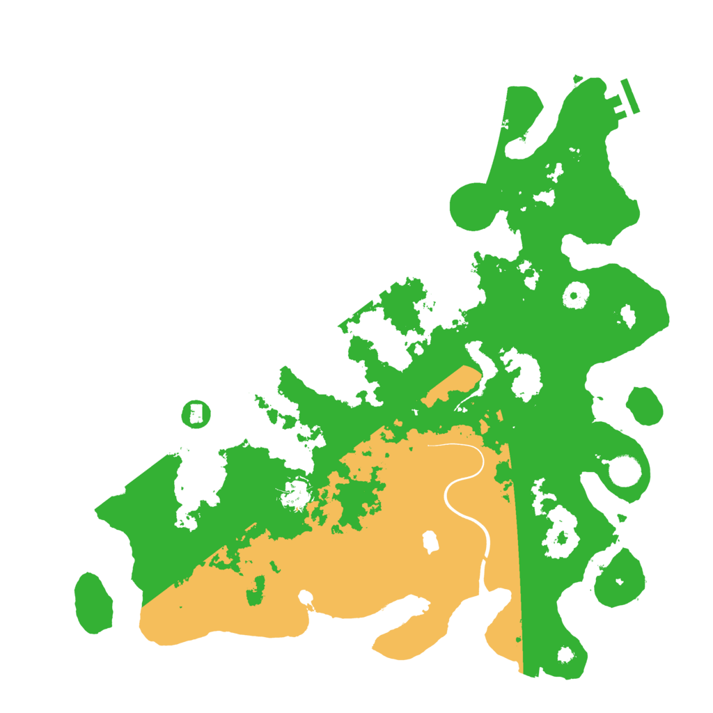 Biome Rust Map: Procedural Map, Size: 4000, Seed: 176672