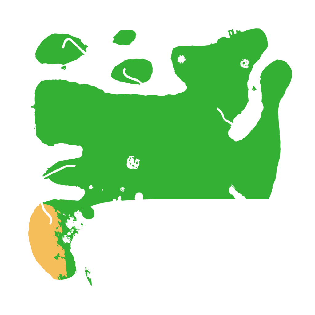 Biome Rust Map: Procedural Map, Size: 3500, Seed: 30122021