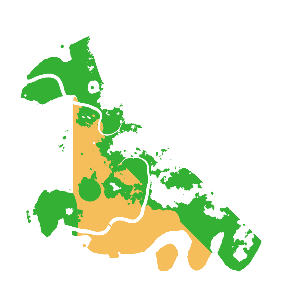 Biome Rust Map: Procedural Map, Size: 3550, Seed: 119128