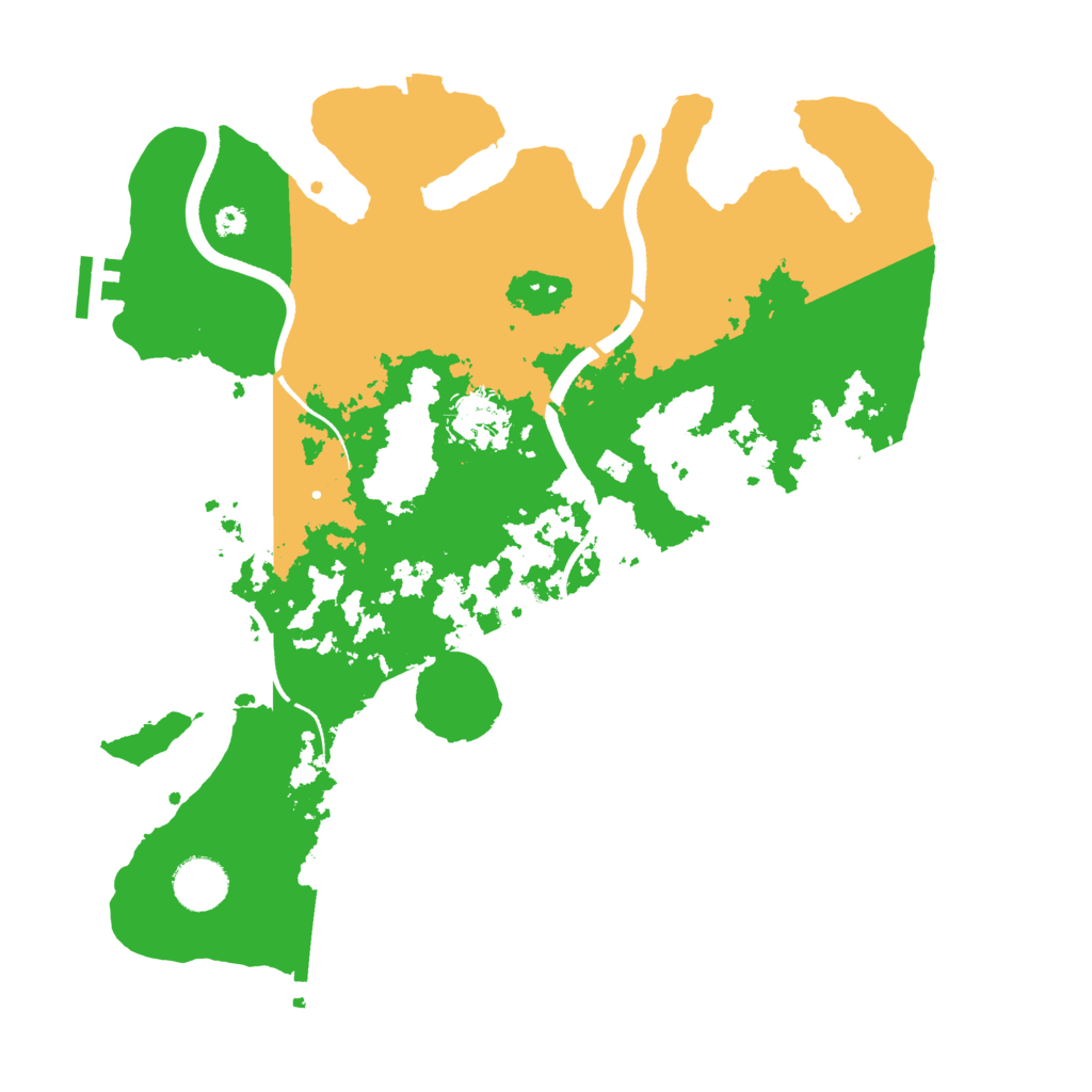 Biome Rust Map: Procedural Map, Size: 3550, Seed: 822746