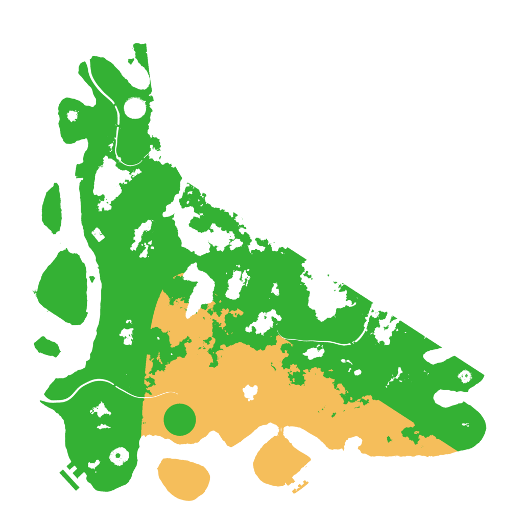 Biome Rust Map: Procedural Map, Size: 4300, Seed: 12125125