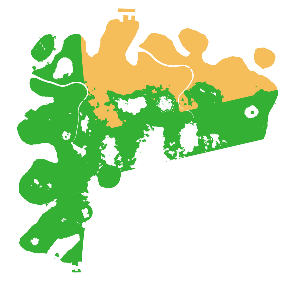 Biome Rust Map: Procedural Map, Size: 3500, Seed: 758944538