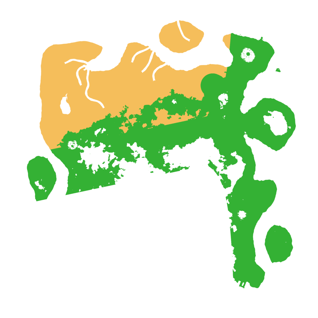 Biome Rust Map: Procedural Map, Size: 3500, Seed: 199674389