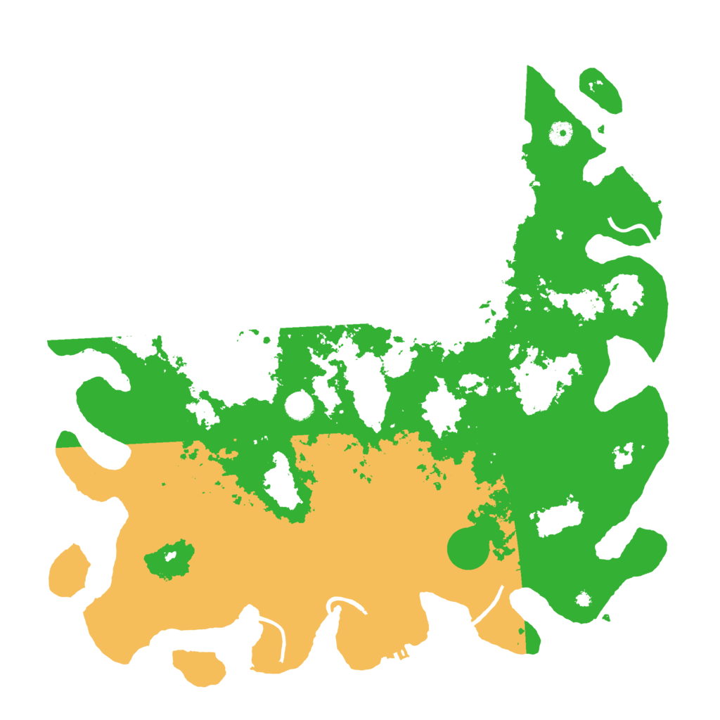 Biome Rust Map: Procedural Map, Size: 4500, Seed: 155396827