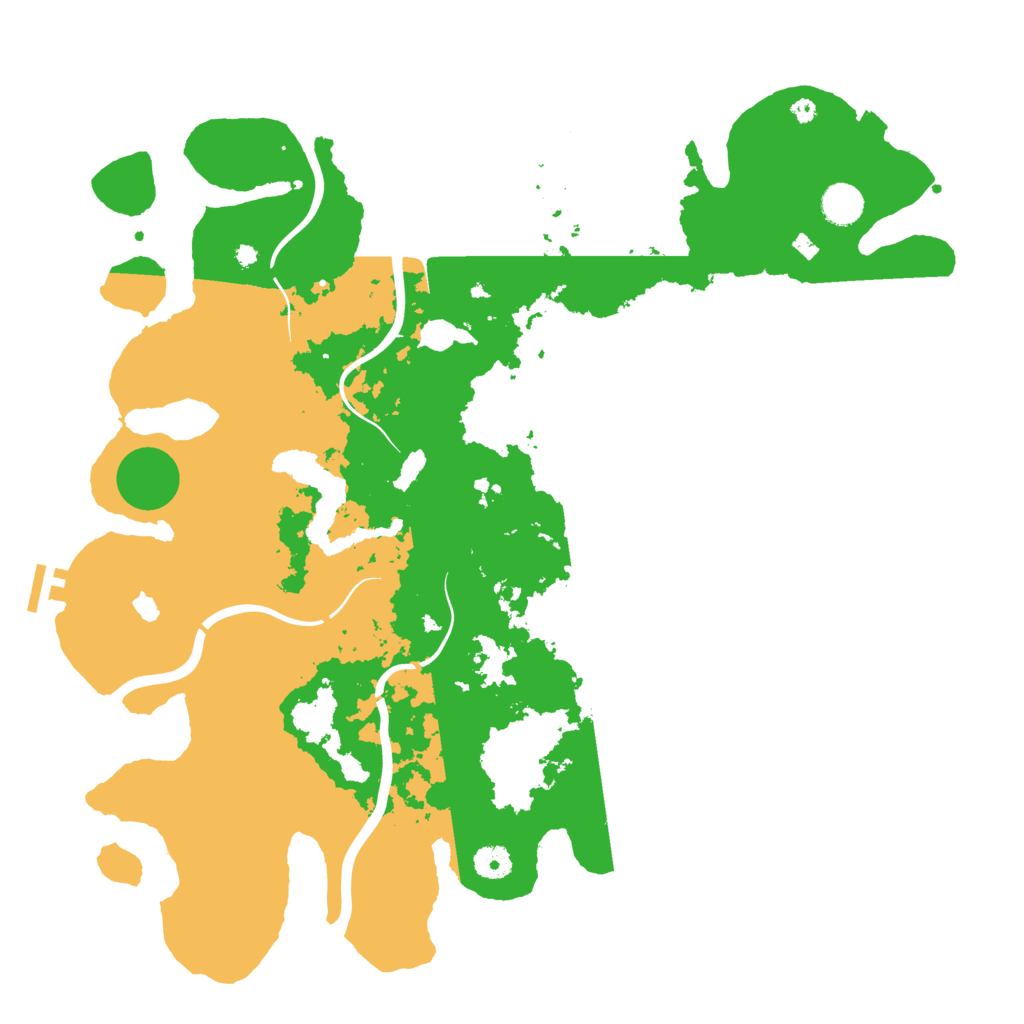 Biome Rust Map: Procedural Map, Size: 4300, Seed: 20222003