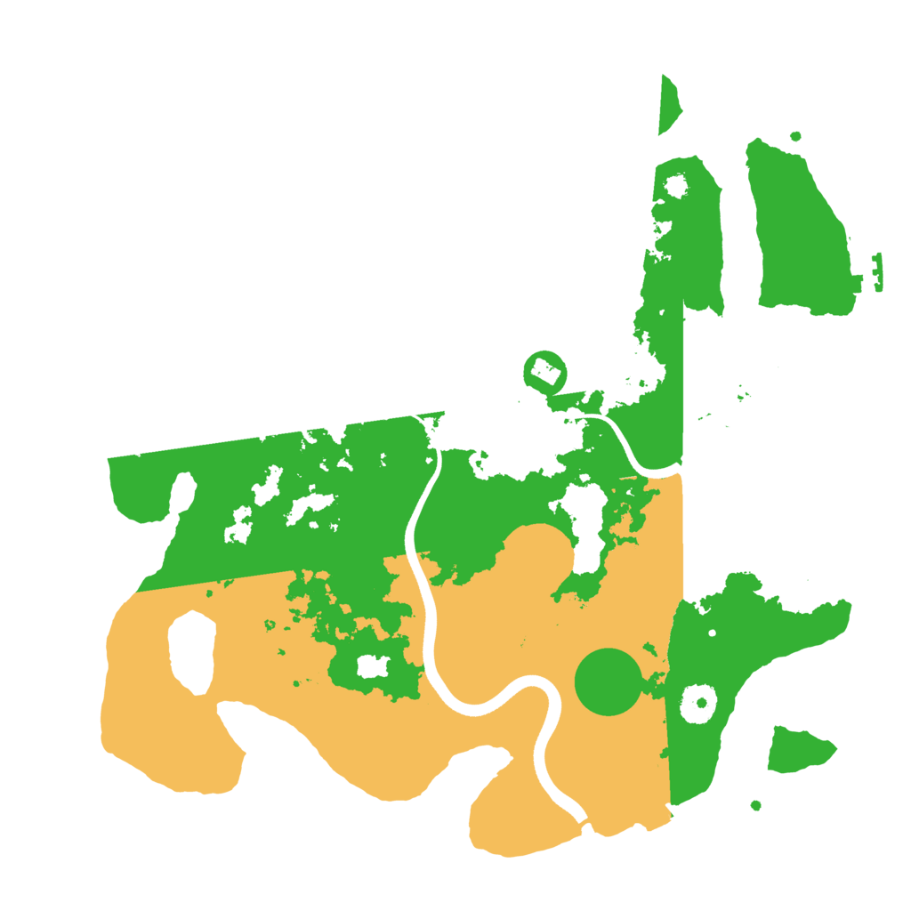 Biome Rust Map: Procedural Map, Size: 3550, Seed: 785218
