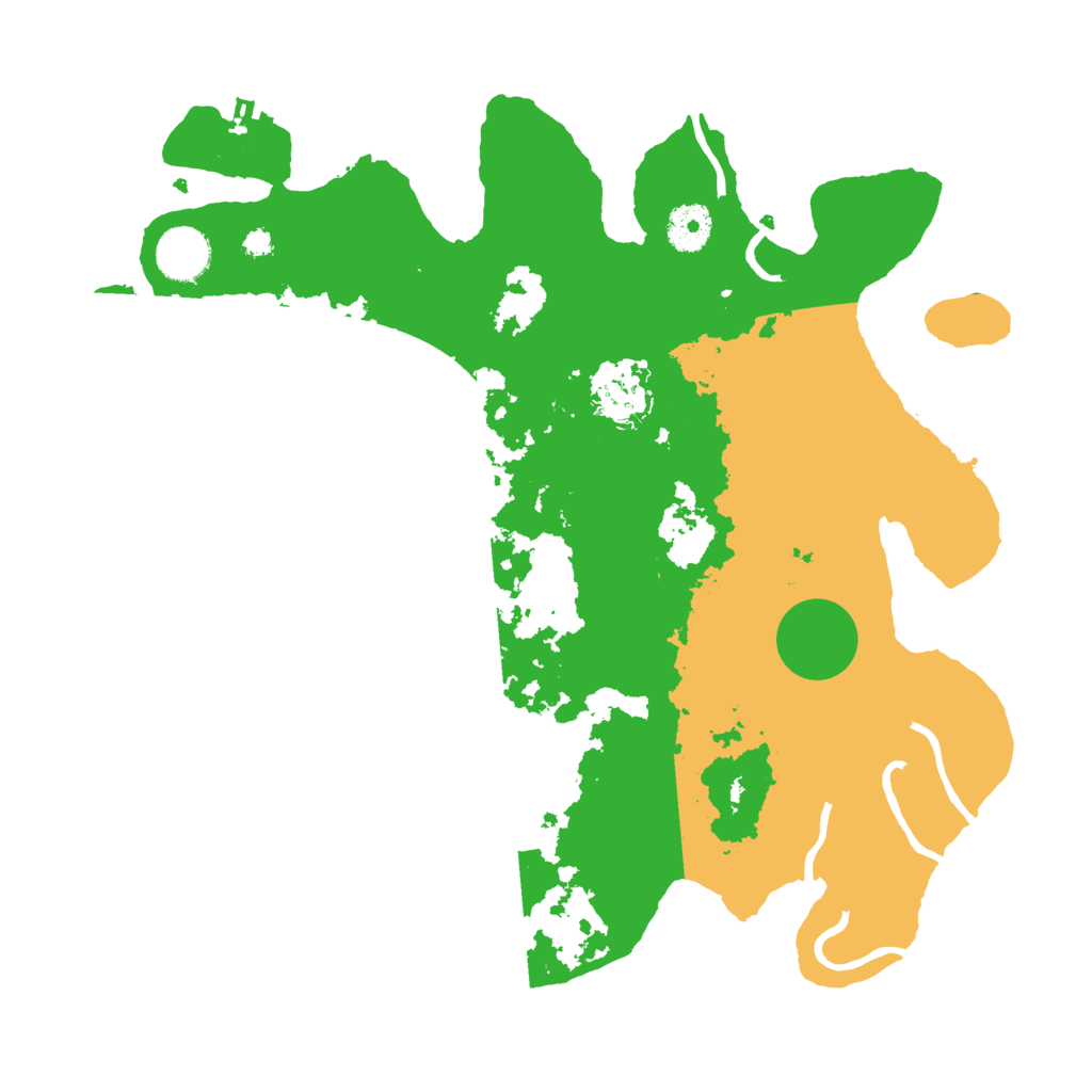 Biome Rust Map: Procedural Map, Size: 3550, Seed: 717455