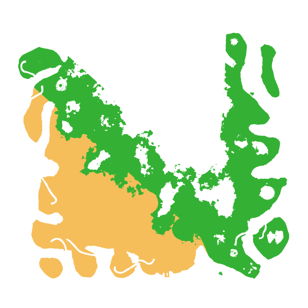 Biome Rust Map: Procedural Map, Size: 4000, Seed: 884963