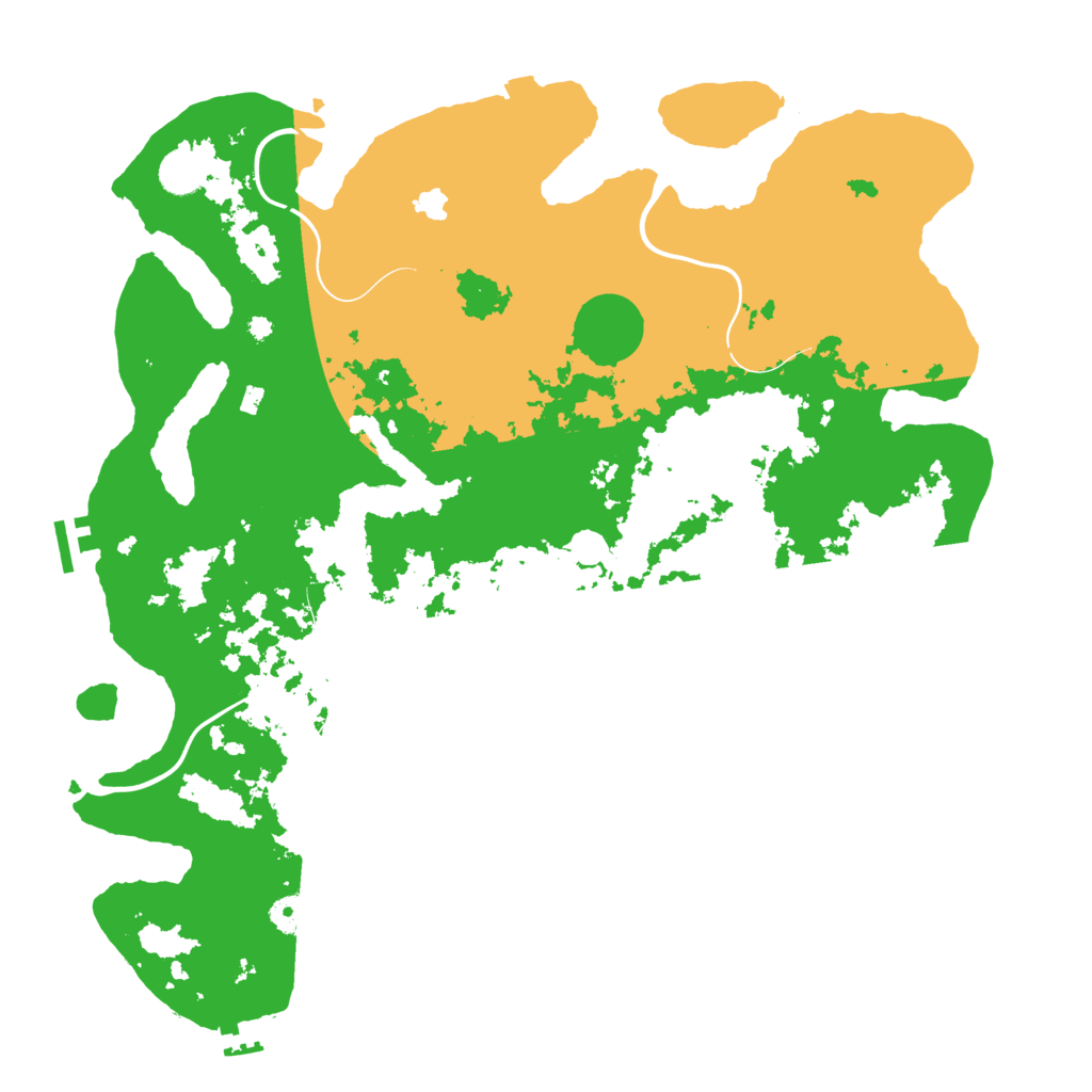 Biome Rust Map: Procedural Map, Size: 4200, Seed: 8246