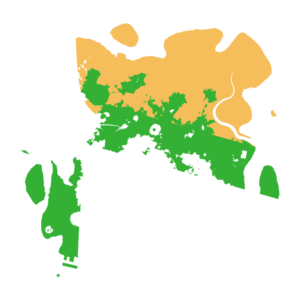 Biome Rust Map: Procedural Map, Size: 3900, Seed: 720